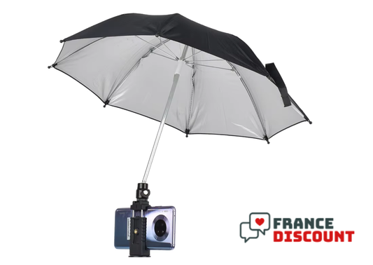 Parapluie Universel Pro pour Appareil Photo — Protection Pluie & Soleil.