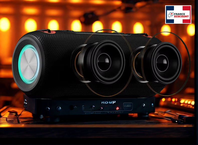 Enceinte Bluetooth Portable 30W — Waterproof IPX6, Basses Puissantes & TWS