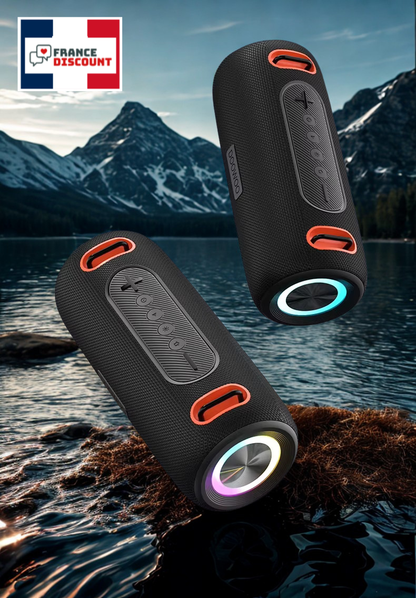 Enceinte Bluetooth Portable 30W — Waterproof IPX6, Basses Puissantes & TWS