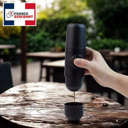 Cafetière Manuelle Portable — Expresso 8 Bars en Voyage