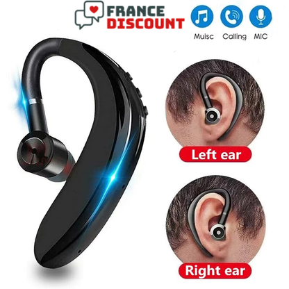 Écouteur Bluetooth Professionnel Mono — Longue Autonomie.