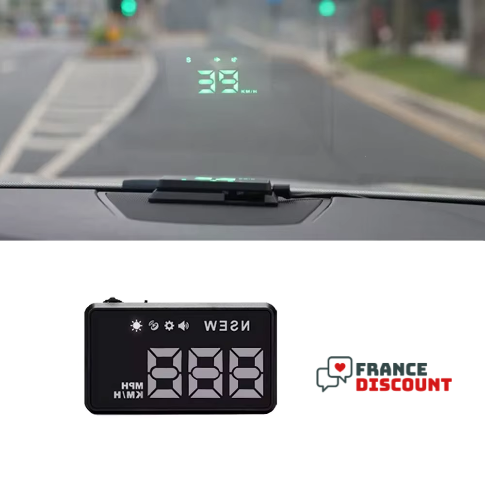 HUD Voiture — Affichage Tête Haute GPS & Vitesse Universel
