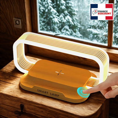 Chargeur Sans Fil Rapide avec Veilleuse LED — Sécurité & Confort