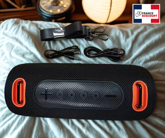 Enceinte Bluetooth Portable 30W — Waterproof IPX6, Basses Puissantes & TWS