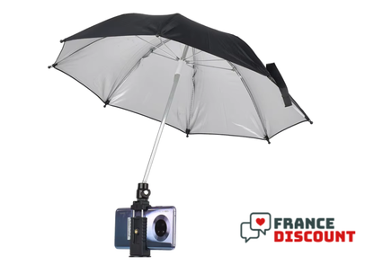 Parapluie Universel Pro pour Appareil Photo — Protection Pluie & Soleil.