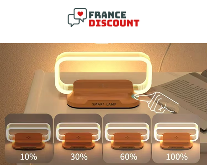 Chargeur Sans Fil Rapide avec Veilleuse LED — Sécurité & Confort