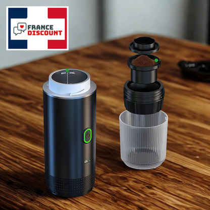 Cafetière Expresso Électrique Portable 3 en 1 — Capsules & Café Moulu