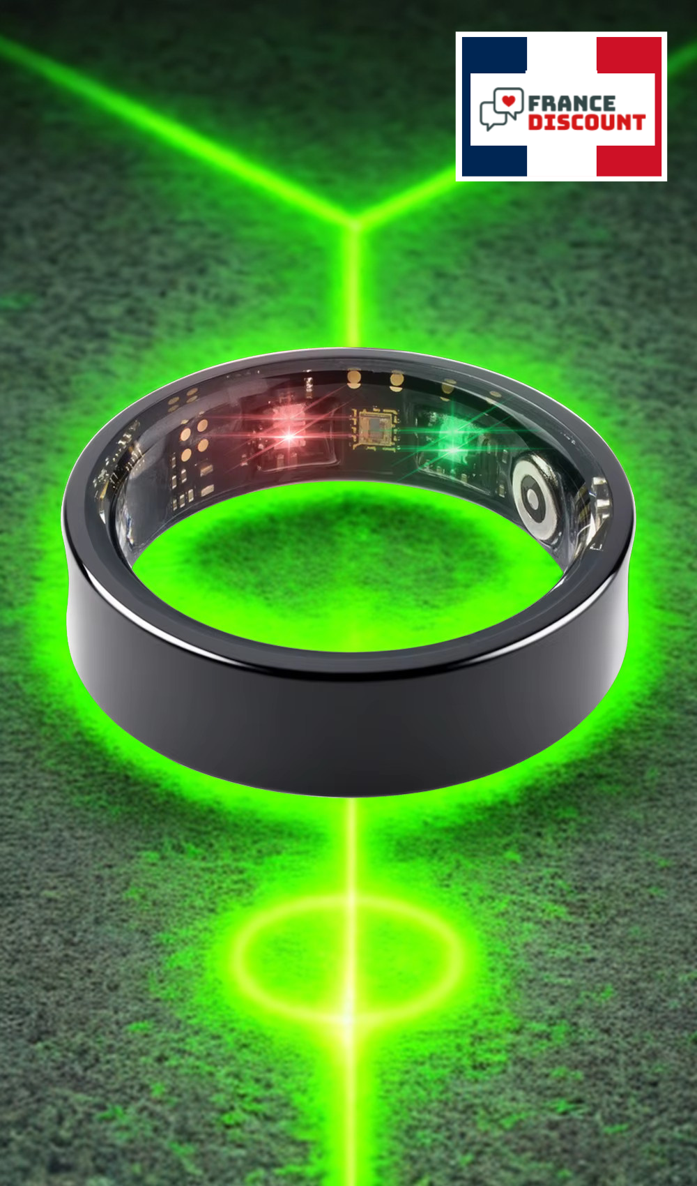 Bague Connectée COLMI R09 — Santé, Sommeil & Température Corporelle
