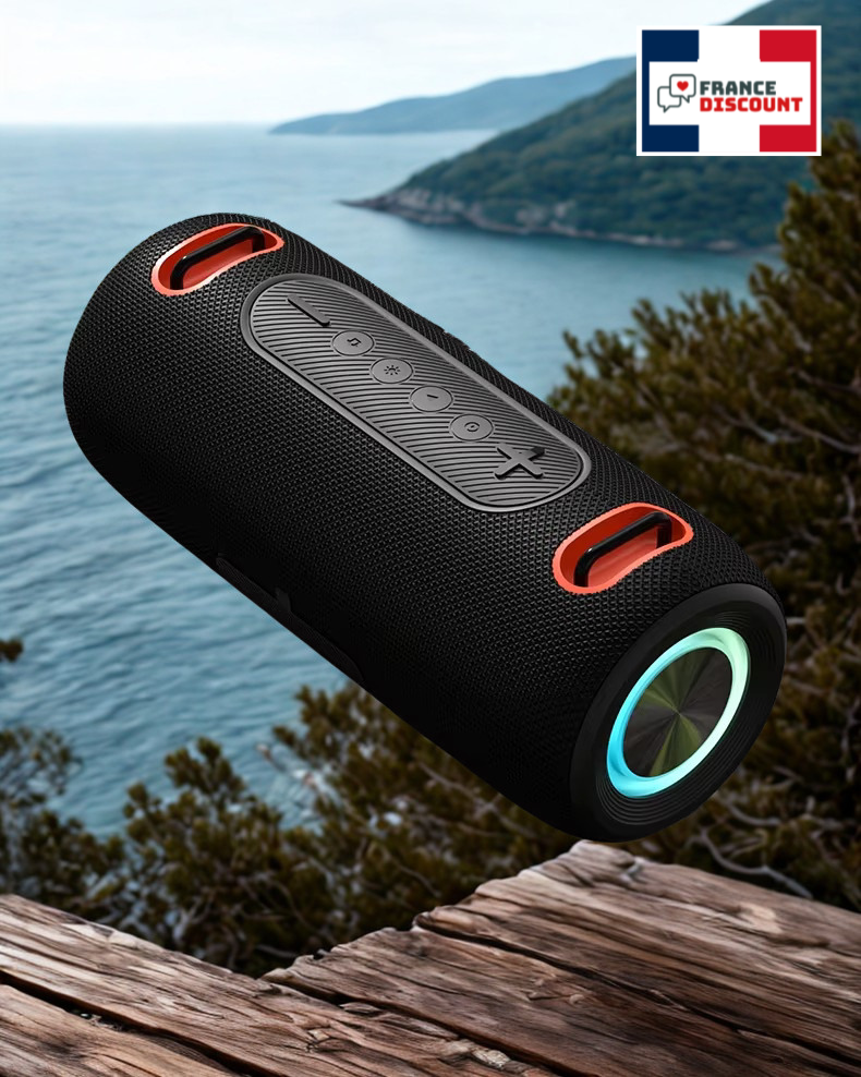 Enceinte Bluetooth Portable 30W — Waterproof IPX6, Basses Puissantes & TWS