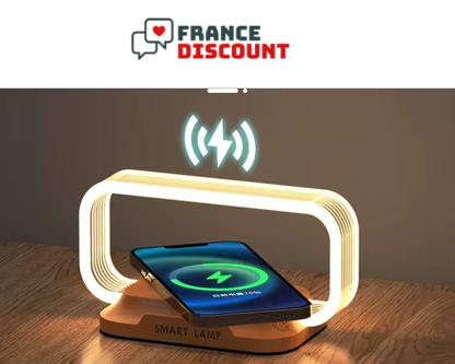 Chargeur Sans Fil Rapide avec Veilleuse LED — Sécurité & Confort