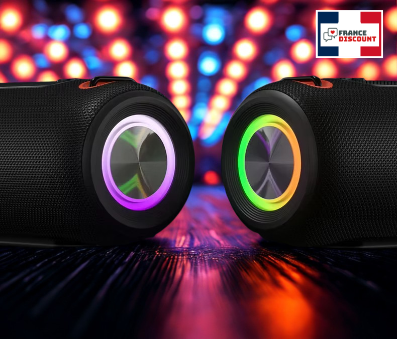 Enceinte Bluetooth Portable 30W — Waterproof IPX6, Basses Puissantes & TWS