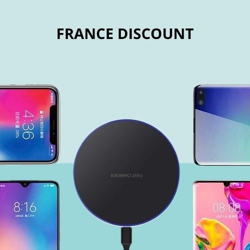 Station de Charge Sans Fil 30W Ultra-Rapide — Chargeur Dragon W9