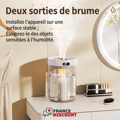 Humidificateur à deux sorties de brume et conseils d’installation en français