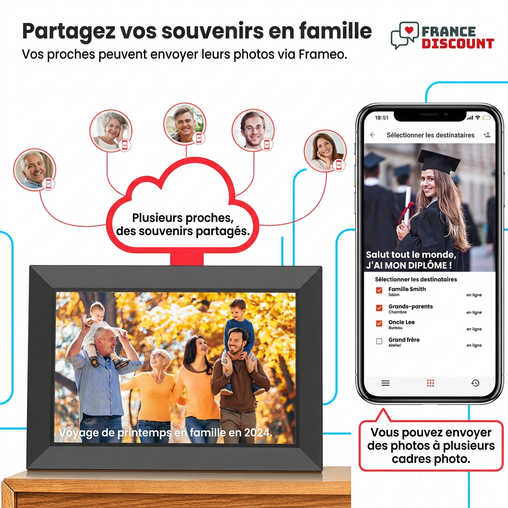Partage des souvenirs en famille