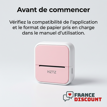 Vérifier l’application et le papier dans la notice