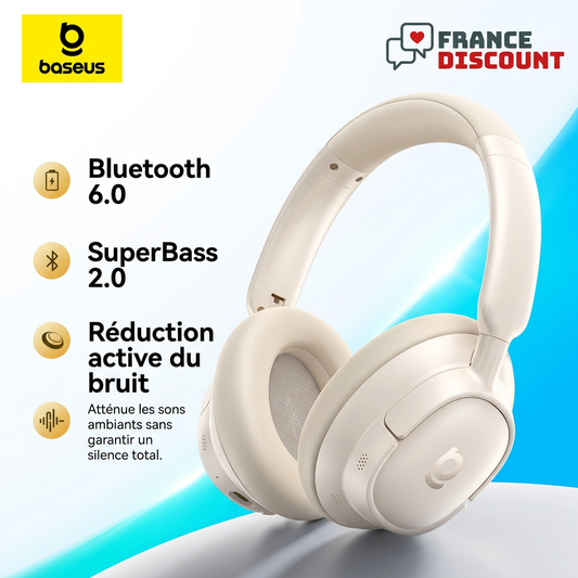 Casque ivoire et réduction active du bruit