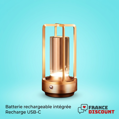 Batterie rechargeable intégrée et recharge USB-C