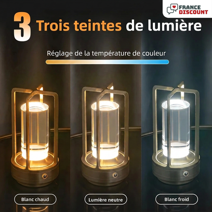 Trois teintes : blanc chaud, lumière neutre et blanc froid