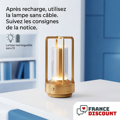 Utilisation sans câble après recharge et rappel de la notice