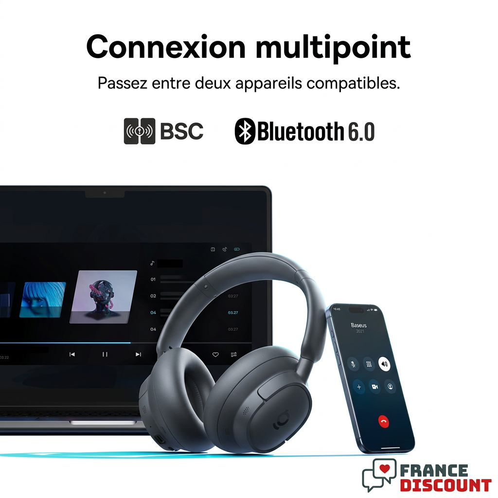 Connexion multipoint à deux appareils compatibles
