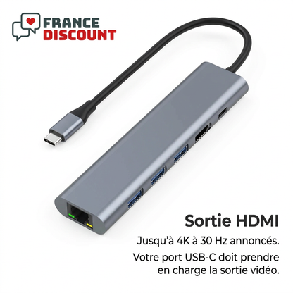 Sortie HDMI jusqu’à 4K à 30 Hz et compatibilité