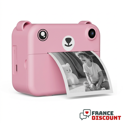 Visuel de l’appareil photo enfant avec logo France Discount